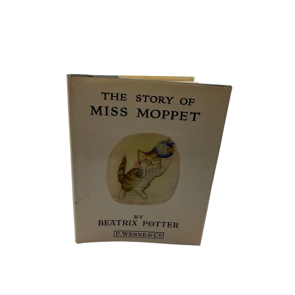 The Story of Miss Moppet Beatrix Potter Frederick‎ Warne Hardcover Dust Jacket